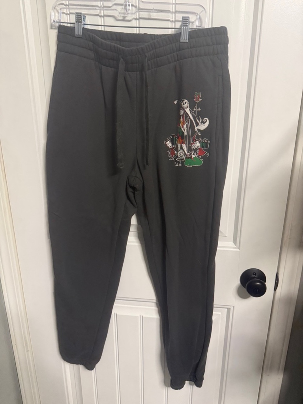 Disney The Nightmare Before Christmas Black Graphic Sweatpants